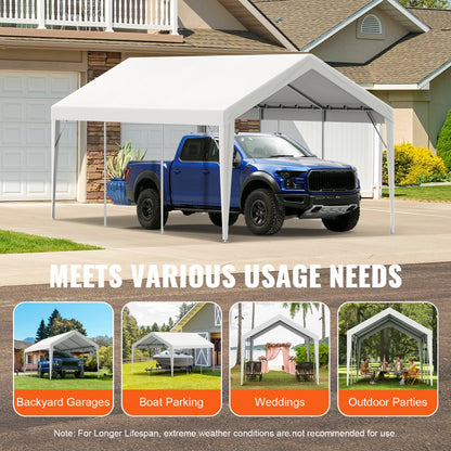 SXYQCPBB10X20 - 10x20 ft Heavy-Duty Waterproof Carport Canopy Cover