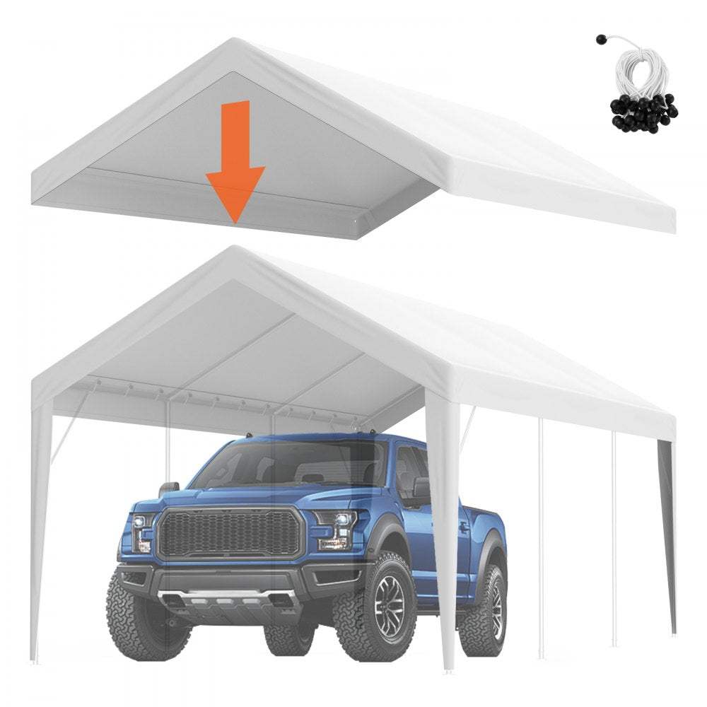 SXYQCPBB10X20 - 10x20 ft Heavy-Duty Waterproof Carport Canopy Cover