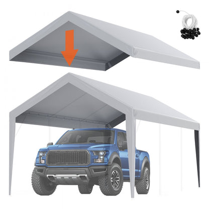SXYQCPBH10X20 - Heavy-Duty 10x20 ft Waterproof Canopy for Carports