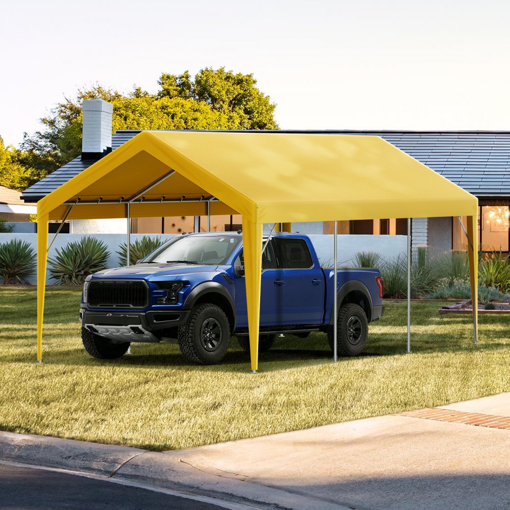 SXYQCPBM10X20 - 10x20 ft Waterproof Carport Canopy Cover with Wind Resistance