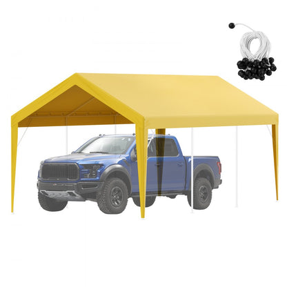SXYQCPBM10X20 - 10x20 ft Waterproof Carport Canopy Cover with Wind Resistance