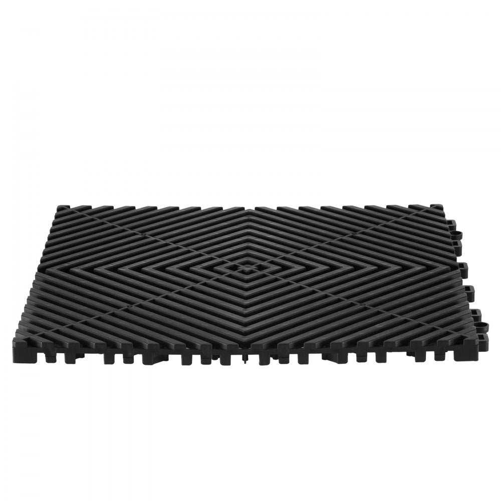 GS30*30*1.5-B - Heavy-Duty 12” x 12” Interlocking Drainage Mat for Effortless Water Flow