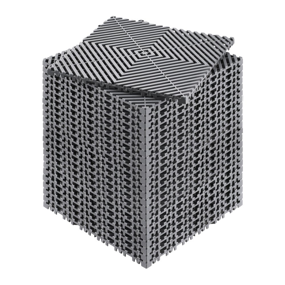 GS-30*30*1.5-G - Heavy-Duty 12” Interlocking Drainage Mat for Garages
