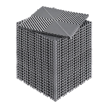 GS-30*30*1.5-G - Heavy-Duty 12” Interlocking Drainage Mat for Garages