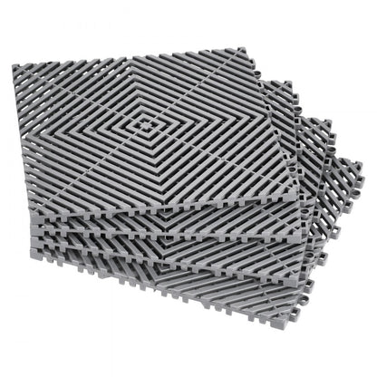 GS-30*30*1.5-G - Heavy-Duty 12” Interlocking Drainage Mat for Garages