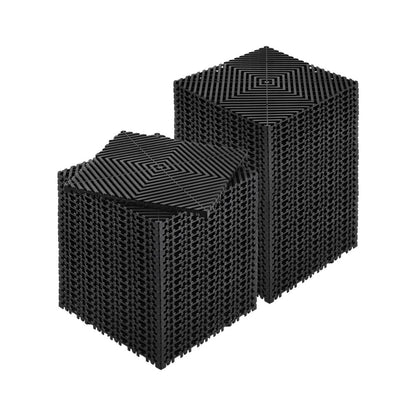 GS-30*30*1.5-B - Heavy-Duty Interlocking Drainage Mat, Efficient Waterproof Design