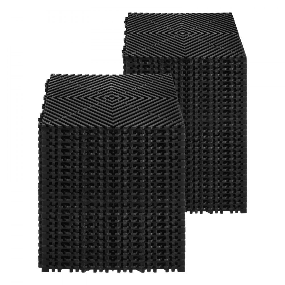 GS-30*30*1.5-B - Heavy-Duty Interlocking Drainage Mat, Efficient Waterproof Design