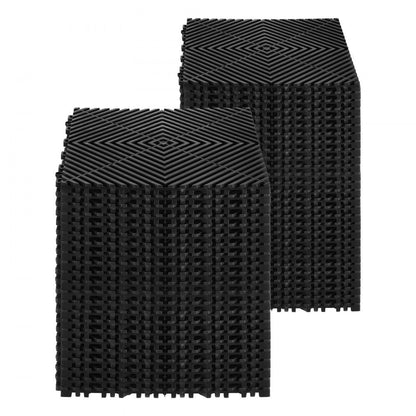 GS-30*30*1.5-B - Heavy-Duty Interlocking Drainage Mat, Efficient Waterproof Design