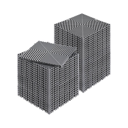 GS-30*30*1.5-G - Heavy-Duty Interlocking Drainage Mat for Garages and Commercial Use