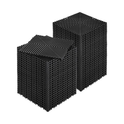 GS-30*30*1.5-B - Durable Interlocking Drainage Mat for Garages, 30" x 30"