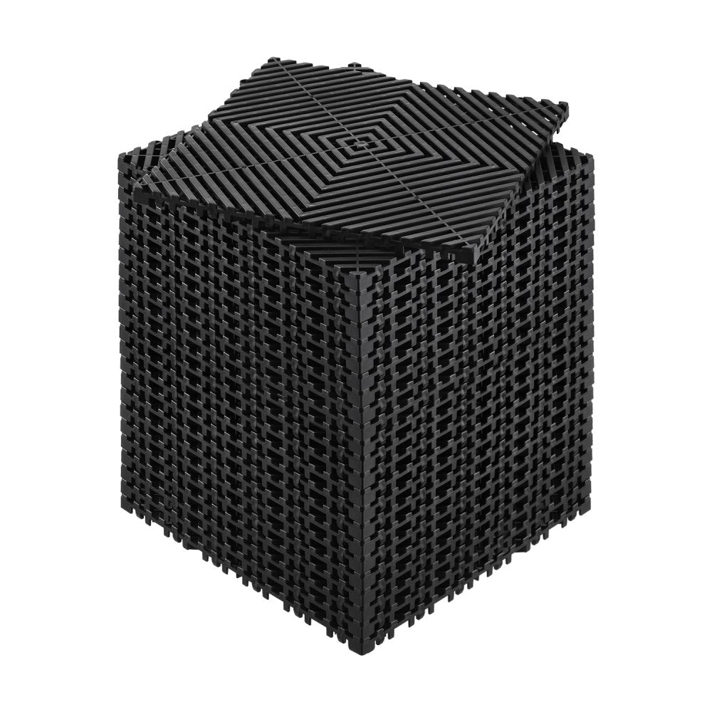 GS-30*30*1.5-B - Durable 12” x 12” Interlocking Drainage Mat for Heavy Use