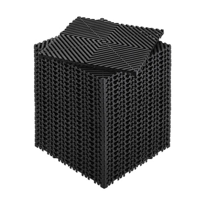 GS-30*30*1.5-B - Durable 12” x 12” Interlocking Drainage Mat for Heavy Use