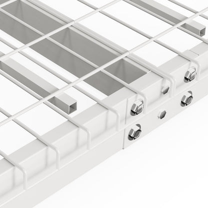 010394696664 - Heavy-Duty Garage Ceiling Rack, 3x8, Adjustable and Secure Storage