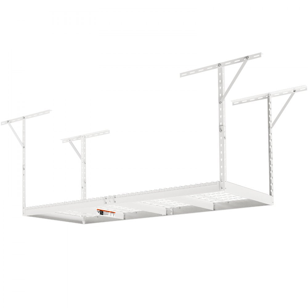 010394696664 - Heavy-Duty Garage Ceiling Rack, 3x8, Adjustable and Secure Storage
