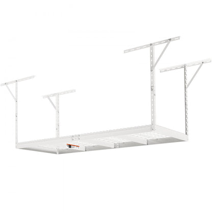 010394696664 - Heavy-Duty Garage Ceiling Rack, 3x8, Adjustable and Secure Storage