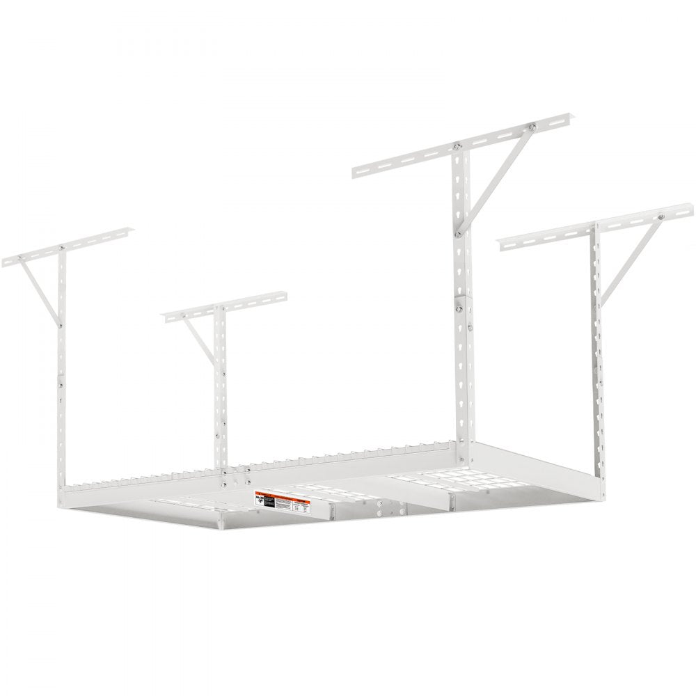 010256613957 - Adjustable Overhead Garage Rack for Space-Saving Storage
