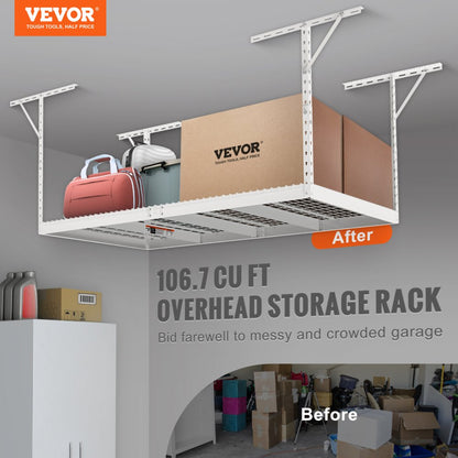 010550705073 - Heavy-Duty Garage Storage Rack, 600 lbs Capacity, Adjustable 22-40"