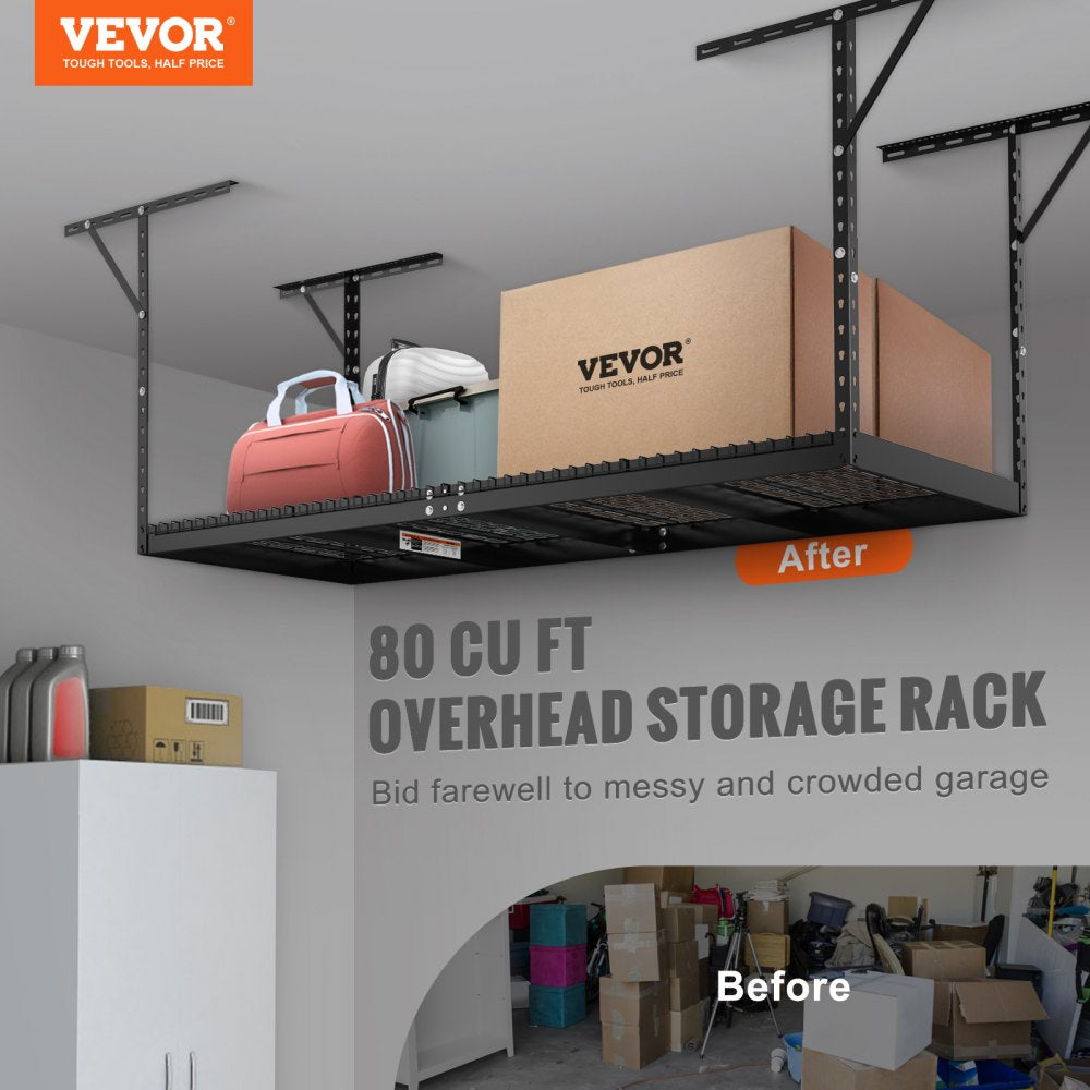010855498781 - Adjustable 36x96 Steel Garage Storage Rack, 600 lbs Capacity