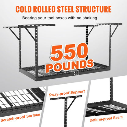 010349419220 - Adjustable 3x6 Steel Garage Storage Rack for Efficient Organization