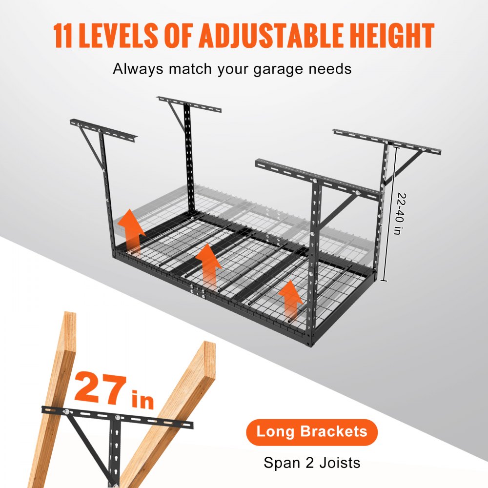 010349419220 - Adjustable 3x6 Steel Garage Storage Rack for Efficient Organization