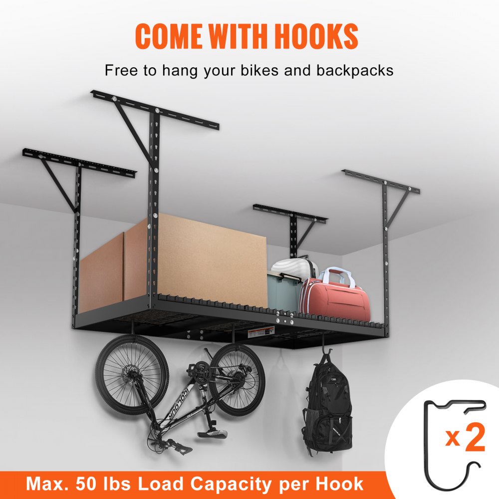 010349419220 - Adjustable 3x6 Steel Garage Storage Rack for Efficient Organization