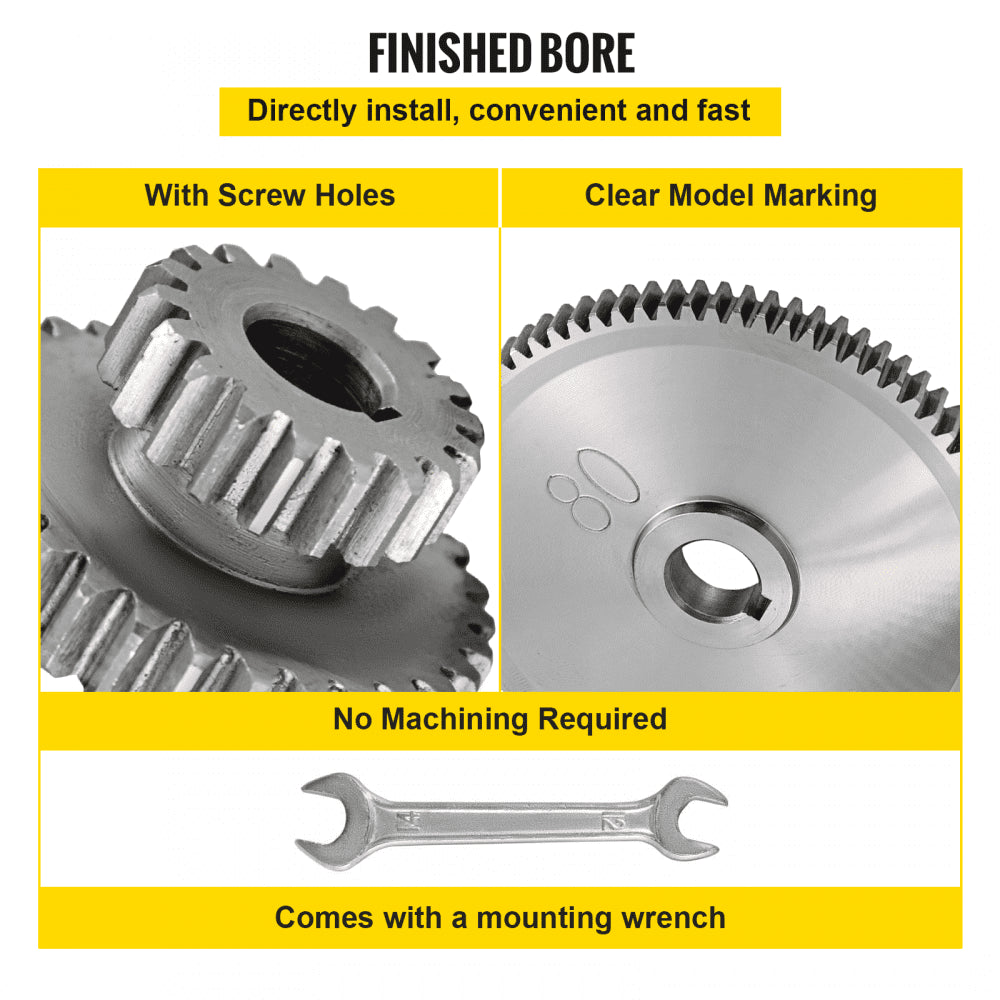 CJ0618 - 17-Piece Precision Iron Micro Lathe Gear Set