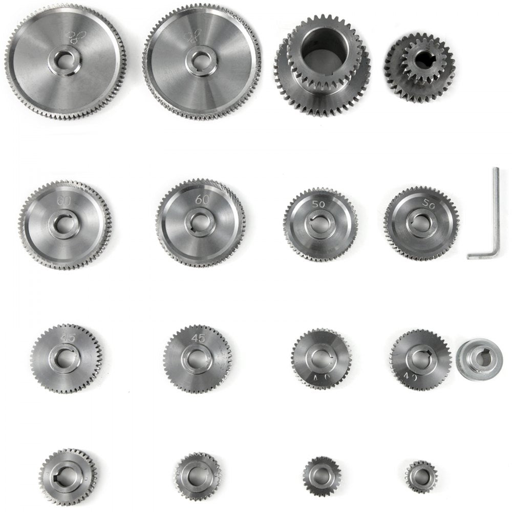 CJ0618 - 17-Piece Precision Iron Micro Lathe Gear Set