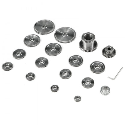 CJ0618 - 17-Piece Precision Iron Micro Lathe Gear Set