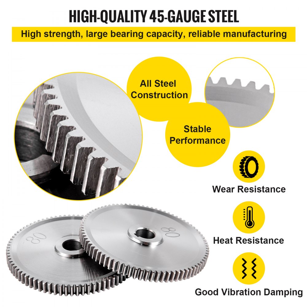 CJ0618 - 27PCS High-Quality Gear Set for CJ0618 Mini Lathe