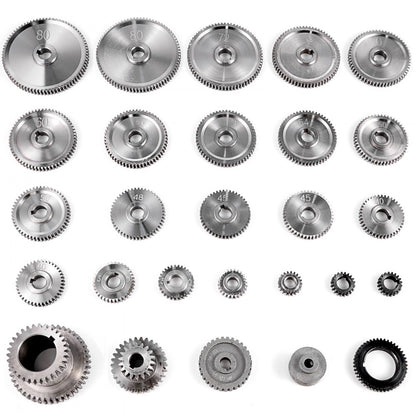 CJ0618 - 27PCS High-Quality Gear Set for CJ0618 Mini Lathe