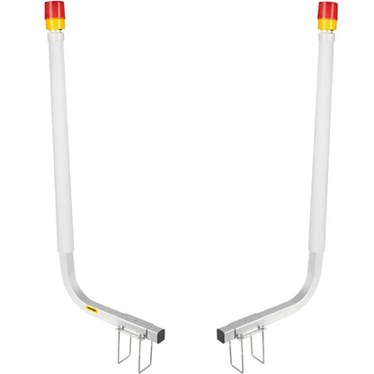 40" Boat Trailer Guide-ons - Durable Guide-on with LED Lights for Safe Loading