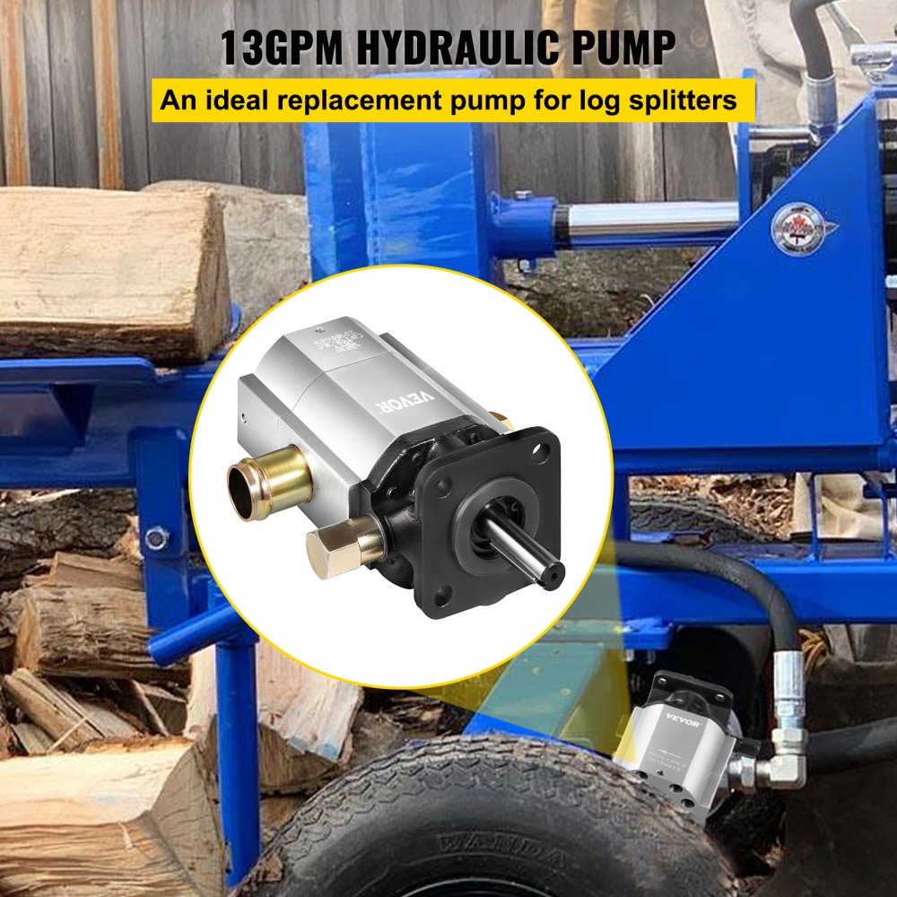 CLB13GPM - 3000 PSI VEVOR Hydraulic Pump for Fast Wood Splitting