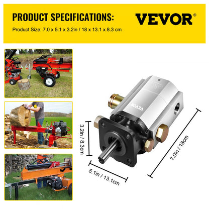 CLB13GPM - 3000 PSI VEVOR Hydraulic Pump for Fast Wood Splitting