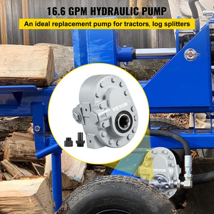 16.6GPMPUMP - VEVOR 16.6GPM Hydraulic Pump for Log Splitters and Equipment