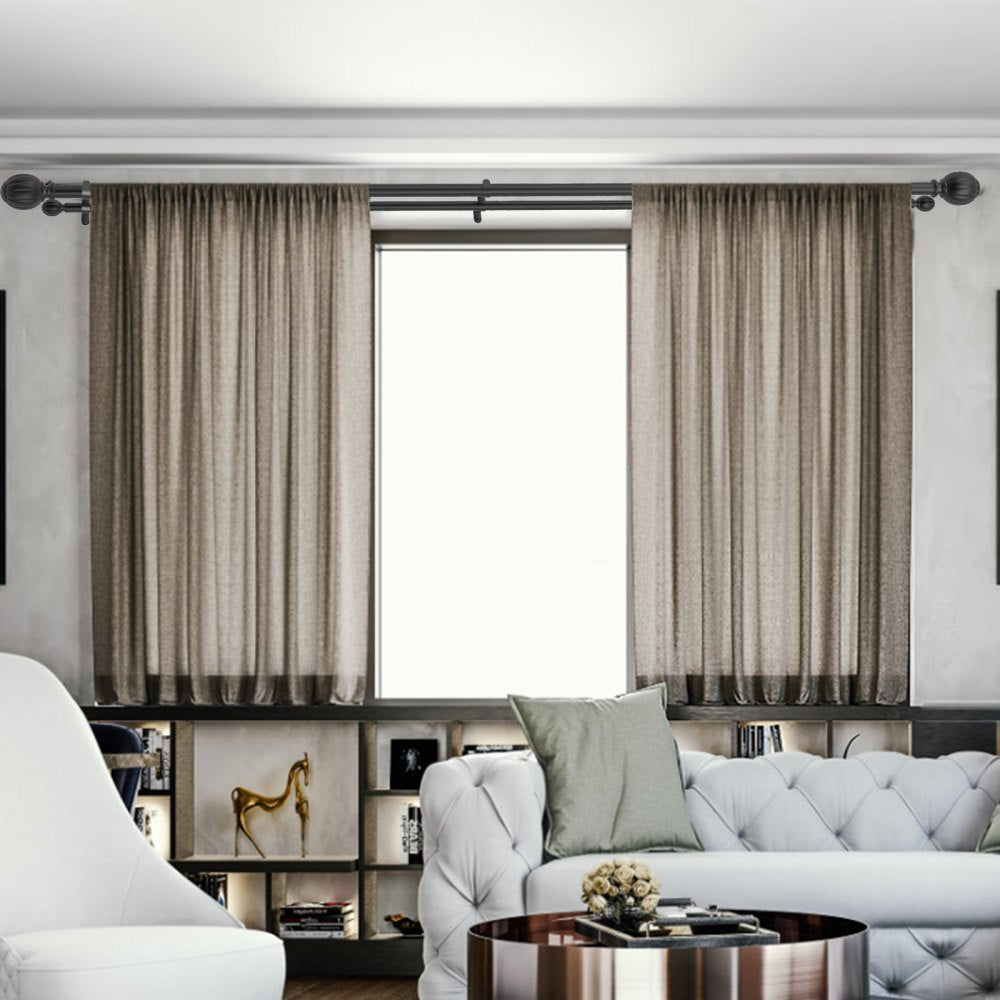 TW-S36/72 - Adjustable 36-72" Double Rods for Heavy Curtains