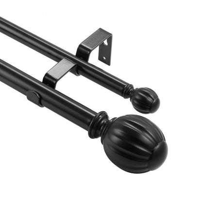 TW-S36/72 - Adjustable 36-72" Double Rods for Heavy Curtains