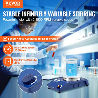 MS-S - 20L VEVOR Magnetic Stirrer for Lab & Industrial Use