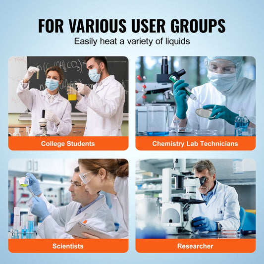 MS-H-ProA - 20L VEVOR Magnetic Stirrer Hot Plate, 11.02x6.3x20.08 inches