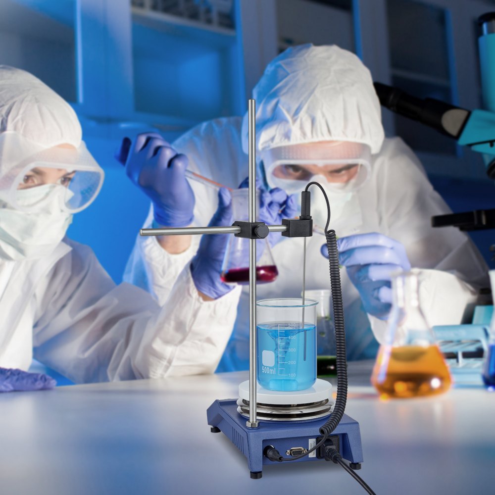 MS-H-ProA - 20L VEVOR Magnetic Stirrer Hot Plate, 11.02x6.3x20.08 inches