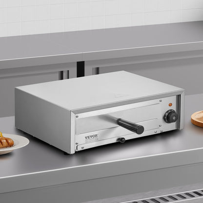FY-DBS-1 - 12" Stainless Steel Electric Pizza Oven with Precise Temperature Control