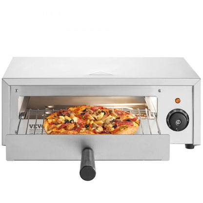 FY-DBS-1 - 12" Stainless Steel Electric Pizza Oven with Precise Temperature Control