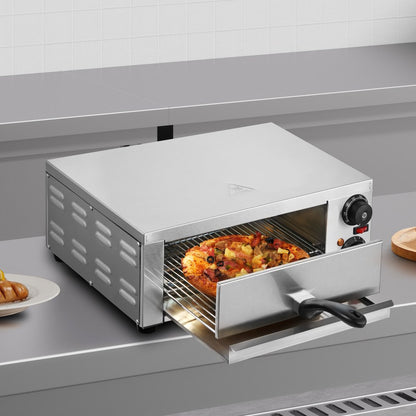 FY-P0-1 - 12" VEVOR Stainless Steel Pizza Oven with Dual Heating Tubes