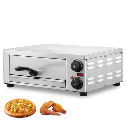 FY-P0-1 - 12" VEVOR Stainless Steel Pizza Oven with Dual Heating Tubes