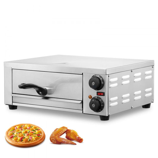 FY-P0-1 - 12" VEVOR Stainless Steel Pizza Oven with Dual Heating Tubes