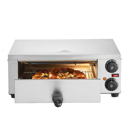 FY-P0-1 - 12" VEVOR Stainless Steel Pizza Oven with Dual Heating Tubes