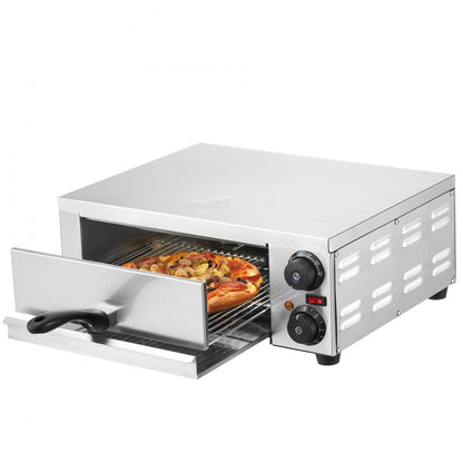FY-P0-1 - 12" VEVOR Stainless Steel Pizza Oven with Dual Heating Tubes