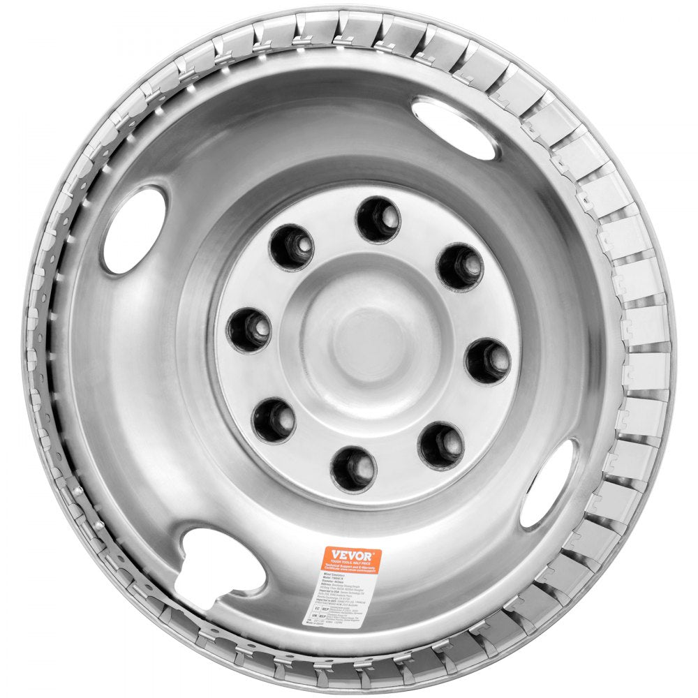 71604F/R - 16-Inch Stainless Steel Wheel Covers for Ford F350 Upgrade