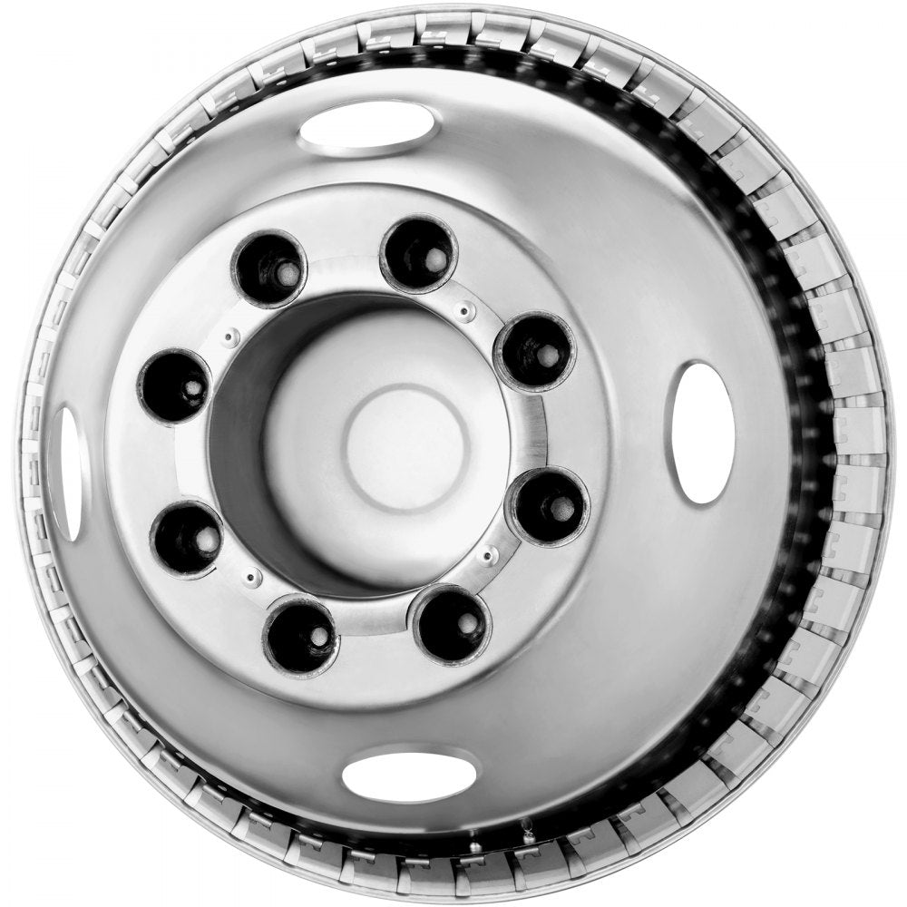 71604F/R - 16-Inch Stainless Steel Wheel Covers for Ford F350 Upgrade