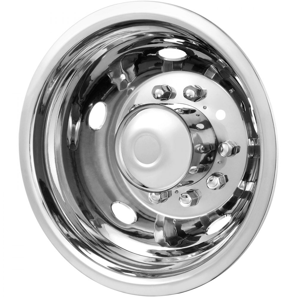 71903F/R - Stainless Steel Wheel Simulators for Ford F450/F550 Trucks