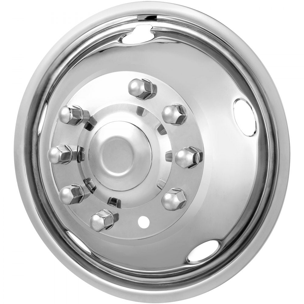 71903F/R - Stainless Steel Wheel Simulators for Ford F450/F550 Trucks